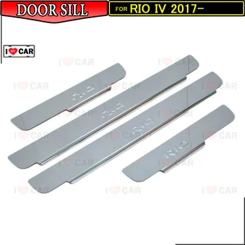 Door sills for Kia Rio IV 2017-2018 scuff plate guard stainless door sills sticker car styling decoration protection
Door sills for Kia Rio IV 2017-2018 scuff plate guard stainless door sills sticker car styling decoration protection