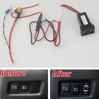 For TOYOTA C-HR CHR 2016-2017 Car Console 2 USB Connector Charger Switch Modify set
For TOYOTA C-HR CHR 2016-2017 Car Console 2 USB Connector Charger Switch Modify set