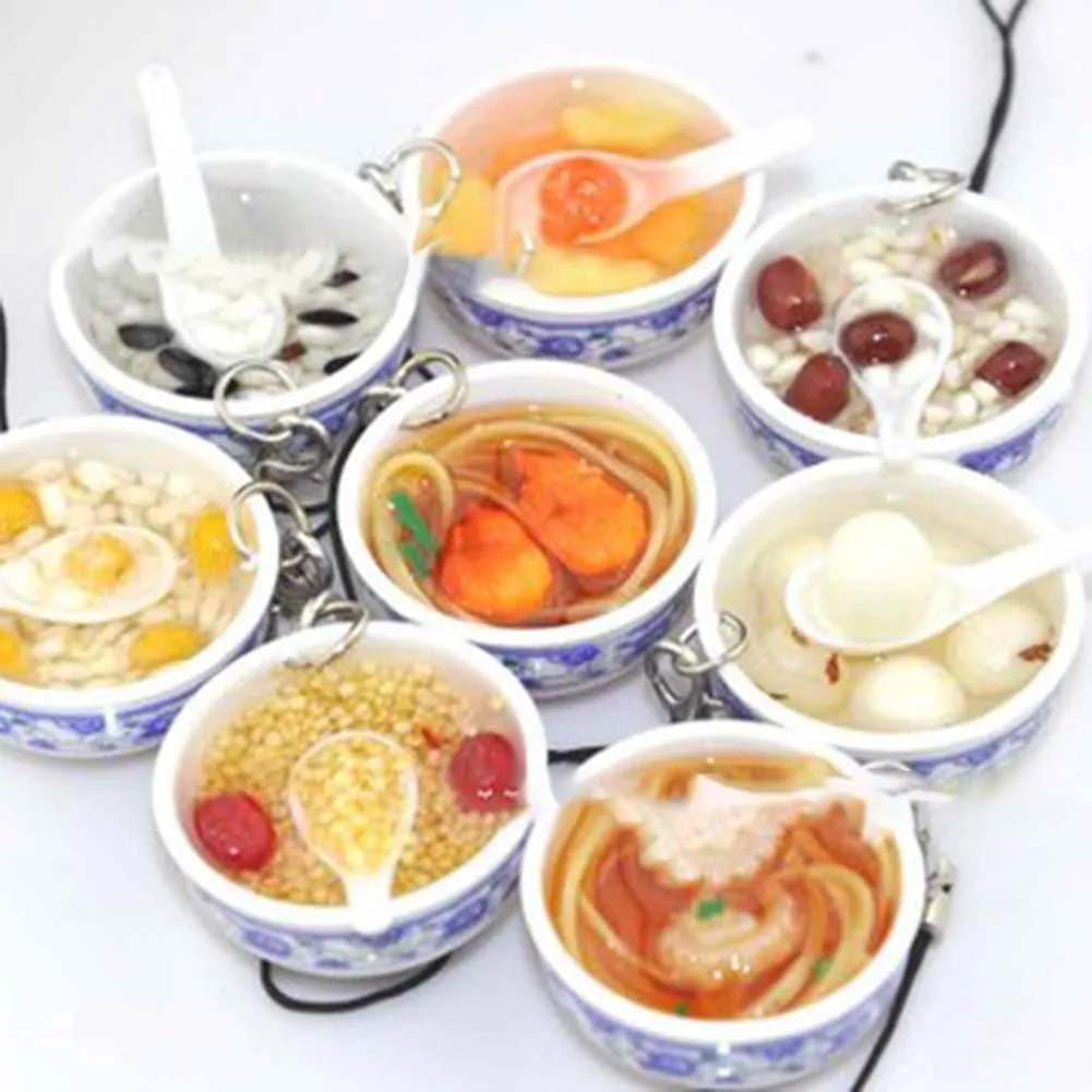 PVC Kitchen Toys Simulation Food Miniature Chinese Dessert Ramen Noodles Key Chain Key Rings Pretend Play Toy random
PVC Kitchen Toys Simulation Food Miniature Chinese Dessert Ramen Noodles Key Chain Key Rings Pretend Play Toy random