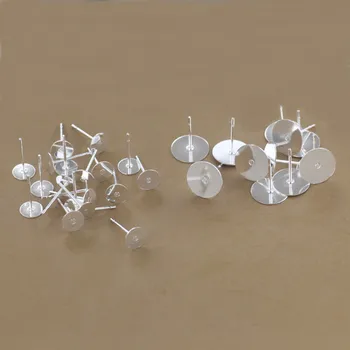 500 PCS 6mm 8mm 10mm Round Flat Base Earring Silver Color Stainless Steel Copper Stud Earring Blank Settings For Jewelry Making
500 PCS 6mm 8mm 10mm Round Flat Base Earring Silver Color Stainless Steel Copper Stud Earring Blank Settings For Jewelry Making