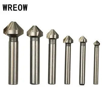 WEROW Metalwork Milling Cutter Tool Three-edged chamfer for a workpiece Round Handle 90 Degree Bevel Blades wood drill bit
WEROW Metalwork Milling Cutter Tool Three-edged chamfer for a workpiece Round Handle 90 Degree Bevel Blades wood drill bit