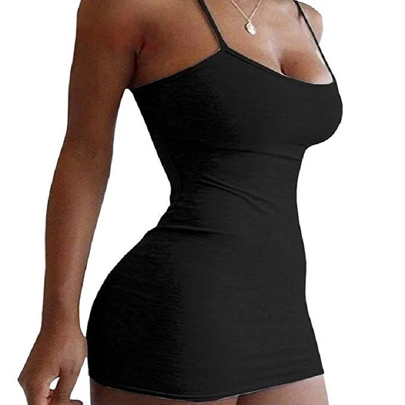 Summer Dresses Woman Beach Sexy Solid Sleeveless A-Line Dress Fashion Slim Strapless Spaghetti Strap Dress Women Clothes 2019
Summer Dresses Woman Beach Sexy Solid Sleeveless A-Line Dress Fashion Slim Strapless Spaghetti Strap Dress Women Clothes 2019