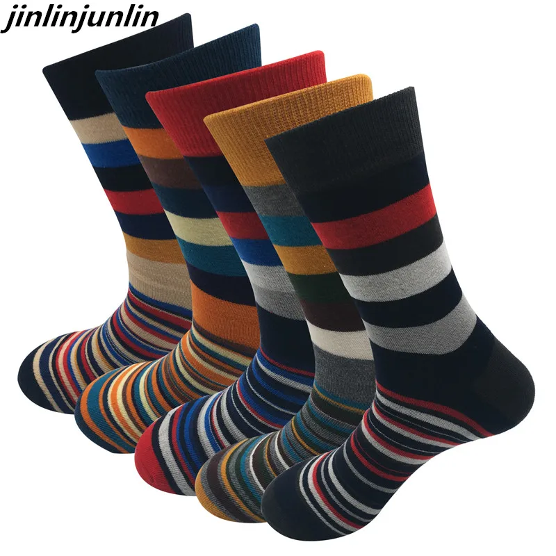 New men's stockings fashion color striped men's socks autumn and winter cotton socks wholesale
New men's stockings fashion color striped men's socks autumn and winter cotton socks wholesale