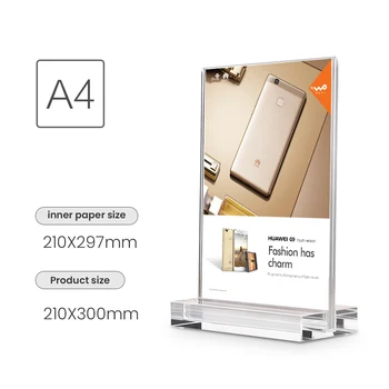 A4 Clear Acrylic Sign Holder No Magnet Picture Photo Tabletop Display Stand Frame board For Mobile Store Use
A4 Clear Acrylic Sign Holder No Magnet Picture Photo Tabletop Display Stand Frame board For Mobile Store Use