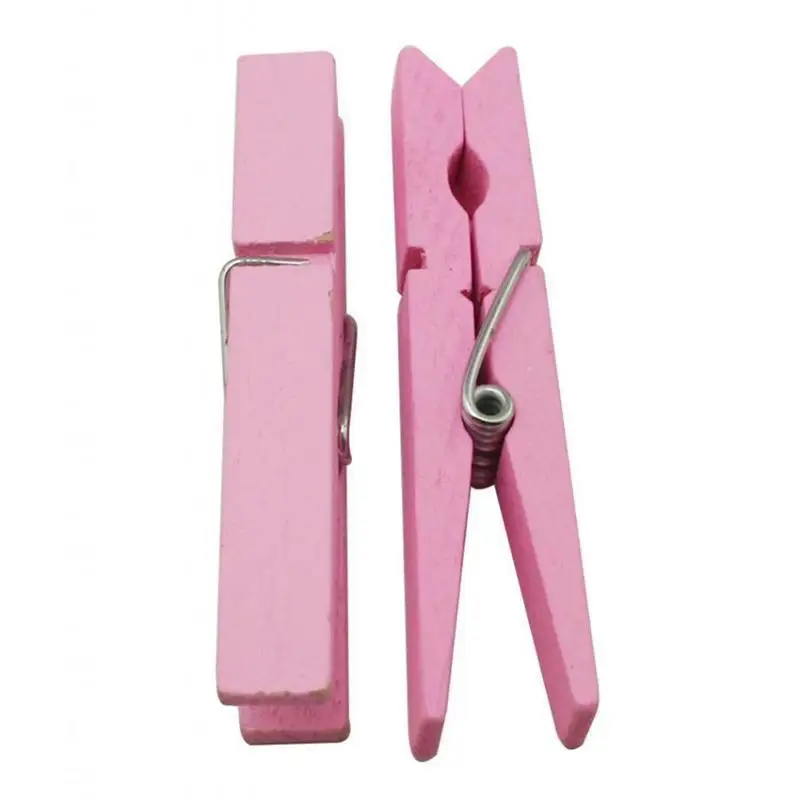 40pcs Durable 2.9 Inch Wooden Clothespins Clothes Pegs Pins Craft Clips School Office Stationery (Pink)
40pcs Durable 2.9 Inch Wooden Clothespins Clothes Pegs Pins Craft Clips School Office Stationery (Pink)