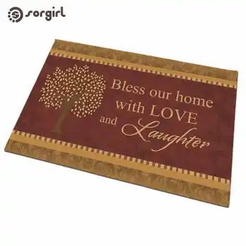 Bless Our Home With L doormat Front Door Mat Carpet Entrance Indoor eco-friendly natural Anti Slip Floor Mat living room Rug
Bless Our Home With L doormat Front Door Mat Carpet Entrance Indoor eco-friendly natural Anti Slip Floor Mat living room Rug