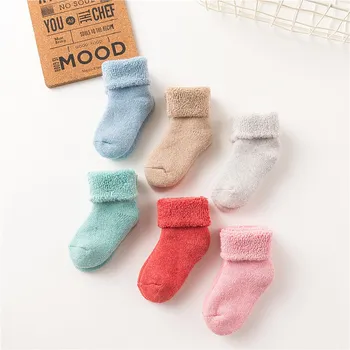 Kids Socks Winter Children Cute Thick Wool Socks Leg Warmer Cotton Baby Footwear Accessories Boy Girls Short Socks Brand 0-6Y
Kids Socks Winter Children Cute Thick Wool Socks Leg Warmer Cotton Baby Footwear Accessories Boy Girls Short Socks Brand 0-6Y