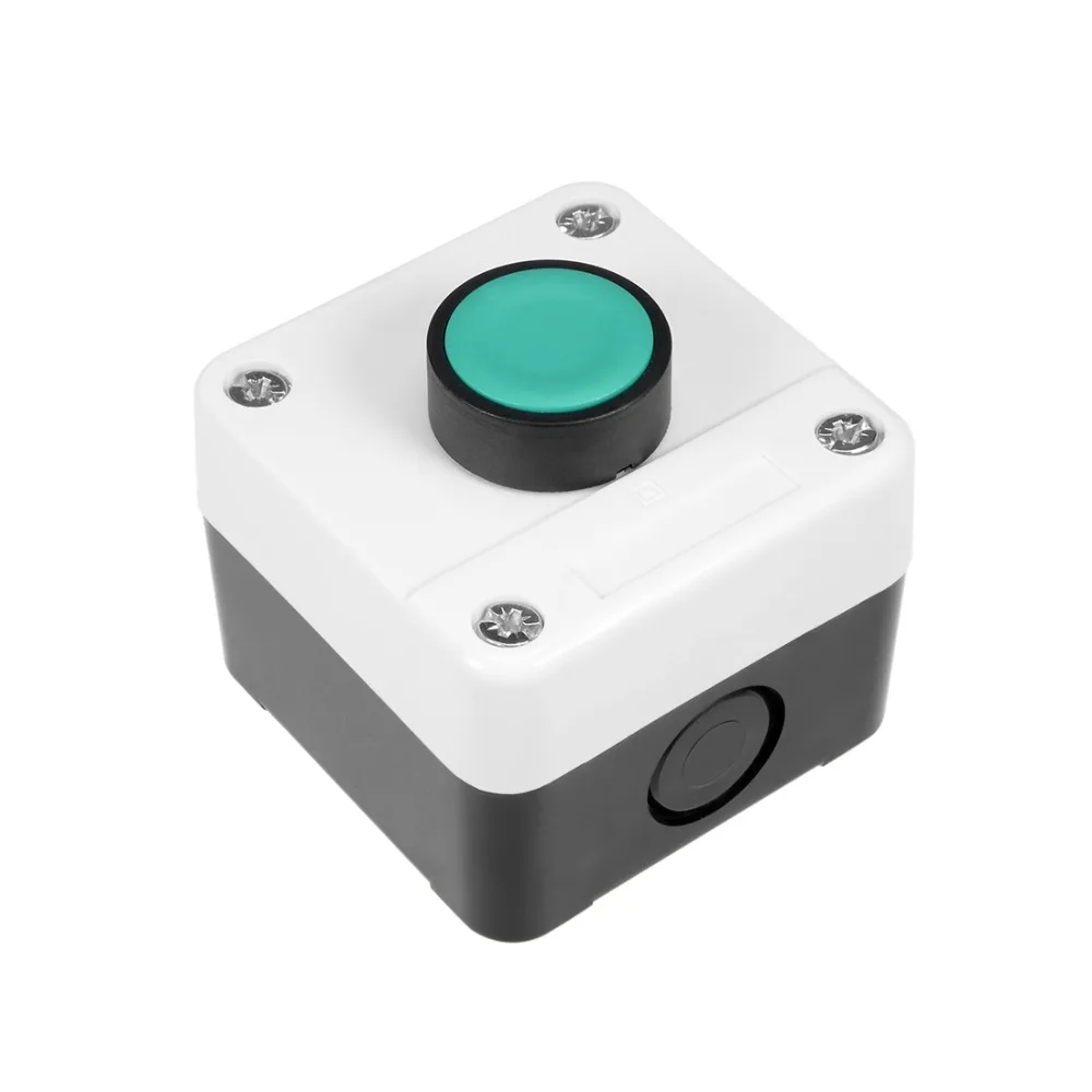 UXCELL Push Button Switch Station Momentary NO Green 400V 10(6) A To Control The Electromagnetic Starter Contactor Accessories
UXCELL Push Button Switch Station Momentary NO Green 400V 10(6) A To Control The Electromagnetic Starter Contactor Accessories