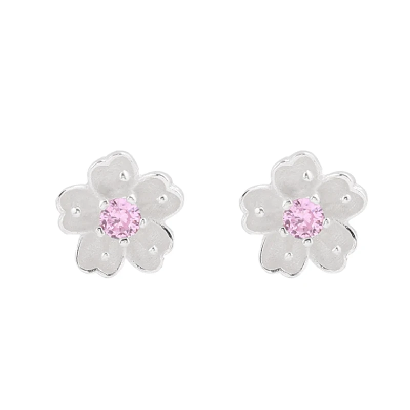 Silver Color Cherry Blossoms Flower Set Pink Stud Earrings For Women Girls Kids Jewelry
Silver Color Cherry Blossoms Flower Set Pink Stud Earrings For Women Girls Kids Jewelry