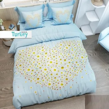Else 6 Pcs Blue White Yellow Daisy Flowers Love Heart 3D Print Cotton Satin Double Duvet Cover Bedding Set Pillow Case Bed Sheet
Else 6 Pcs Blue White Yellow Daisy Flowers Love Heart 3D Print Cotton Satin Double Duvet Cover Bedding Set Pillow Case Bed Sheet