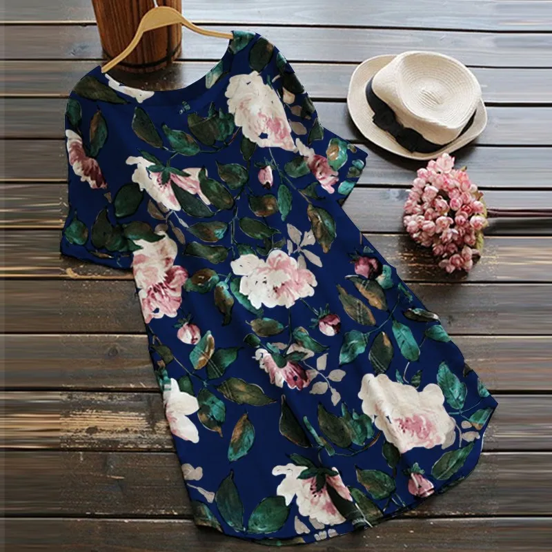 2019 Oversized ZANZEA Retro Floral Printed Cotton Linen Party Sundress Women Casual O Neck Neck Short Sleeve Loose Midi Vestido
2019 Oversized ZANZEA Retro Floral Printed Cotton Linen Party Sundress Women Casual O Neck Neck Short Sleeve Loose Midi Vestido