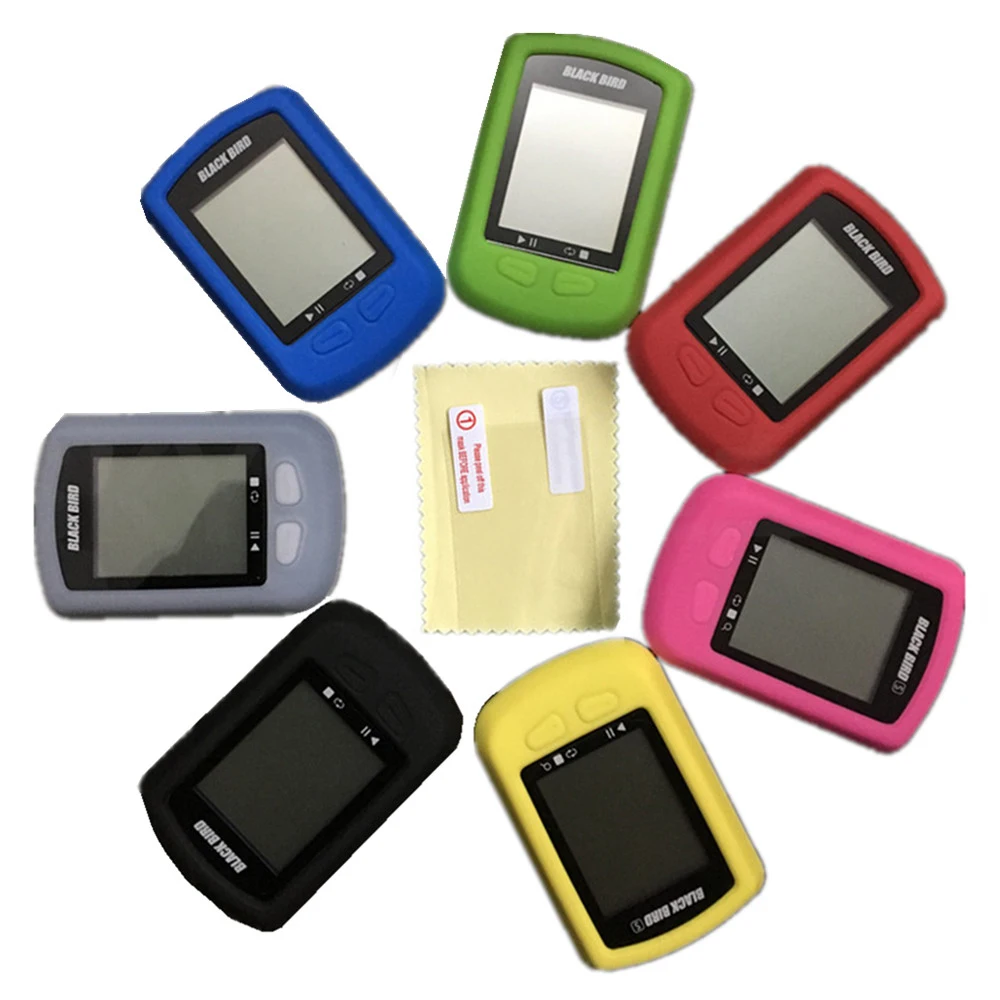 Generic-Bike-Gel-Skin-Case-Screen-Protector-Cover-for-IGPSPORT-IGS10-BLACK-BIRD-BB10-BB10S-Black