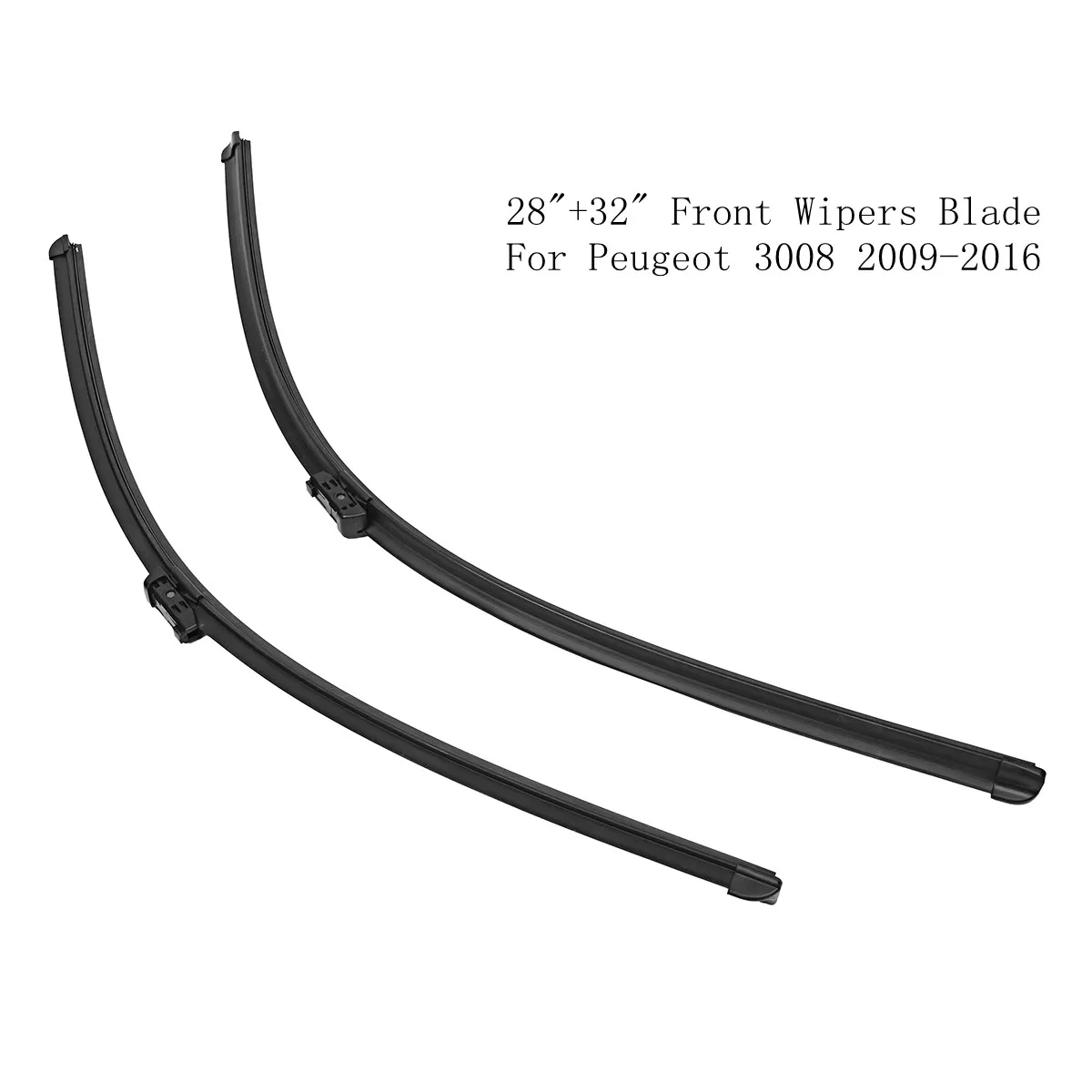 Pair 28"+32" Car Front Window Wipers Blade Windshield Wiper Blades Soft Rubber Replacement For Peugeot 3008 2009-2016
Pair 28"+32" Car Front Window Wipers Blade Windshield Wiper Blades Soft Rubber Replacement For Peugeot 3008 2009-2016