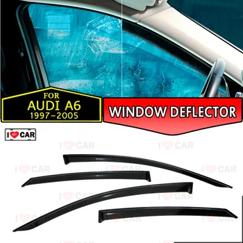 Window deflector for Audi A6 C5 Sedan 1997-2005 car window deflector wind guard vent sun rain visor cover car styling decor
Window deflector for Audi A6 C5 Sedan 1997-2005 car window deflector wind guard vent sun rain visor cover car styling decor