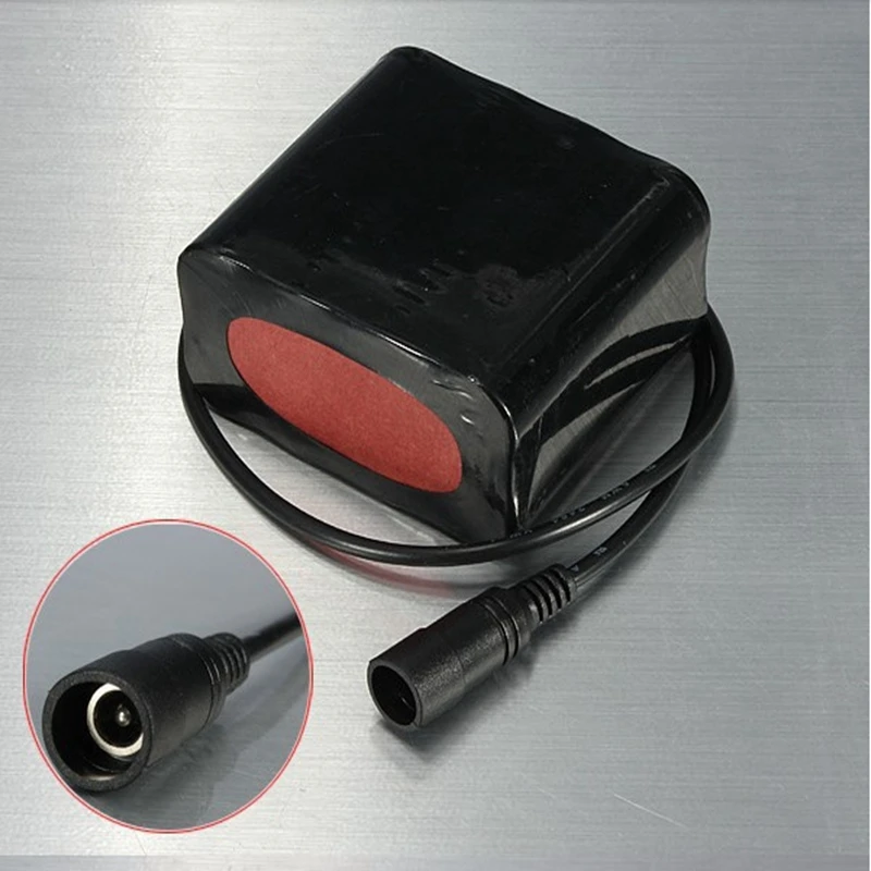 GTF 8.4V bicycle headlights fishing lamp battery18000mah 8*18650 lithium battery group | Электроника
