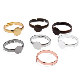20pcs/lot Ring Settings 6/8/10mm Bezel Blank Base Trays for Cabochon Cameo DIY Rings Making
20pcs/lot Ring Settings 6/8/10mm Bezel Blank Base Trays for Cabochon Cameo DIY Rings Making