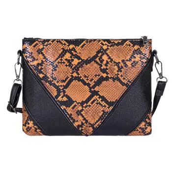 Female Fashion Casual Hit Color Snake Print Shoulder Messenger Handbags Women PU Leather Zipper Crossbody Bags bolsa feminina
Female Fashion Casual Hit Color Snake Print Shoulder Messenger Handbags Women PU Leather Zipper Crossbody Bags bolsa feminina