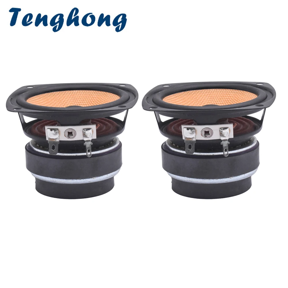 Tenghong 2pcs 3Inch Full Range Speaker 6Ohm 8-25W Portable Audio Speaker Unit Treble Mediant Bass Loudspeaker Home Theater DIY
Tenghong 2pcs 3Inch Full Range Speaker 6Ohm 8-25W Portable Audio Speaker Unit Treble Mediant Bass Loudspeaker Home Theater DIY