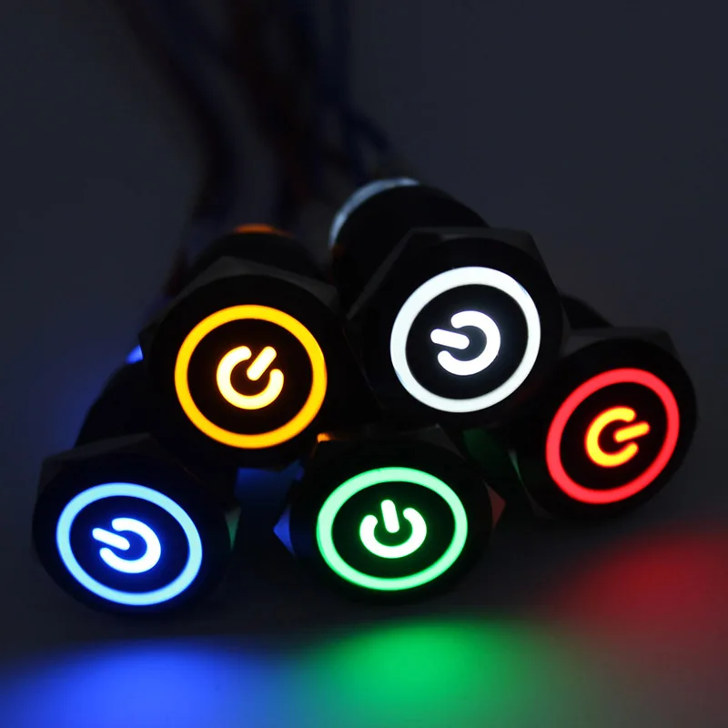 16mm Metal Push Button Switch LED power mark locking Latching Self-reset Momentary Pushbutton Switch
16mm Metal Push Button Switch LED power mark locking Latching Self-reset Momentary Pushbutton Switch