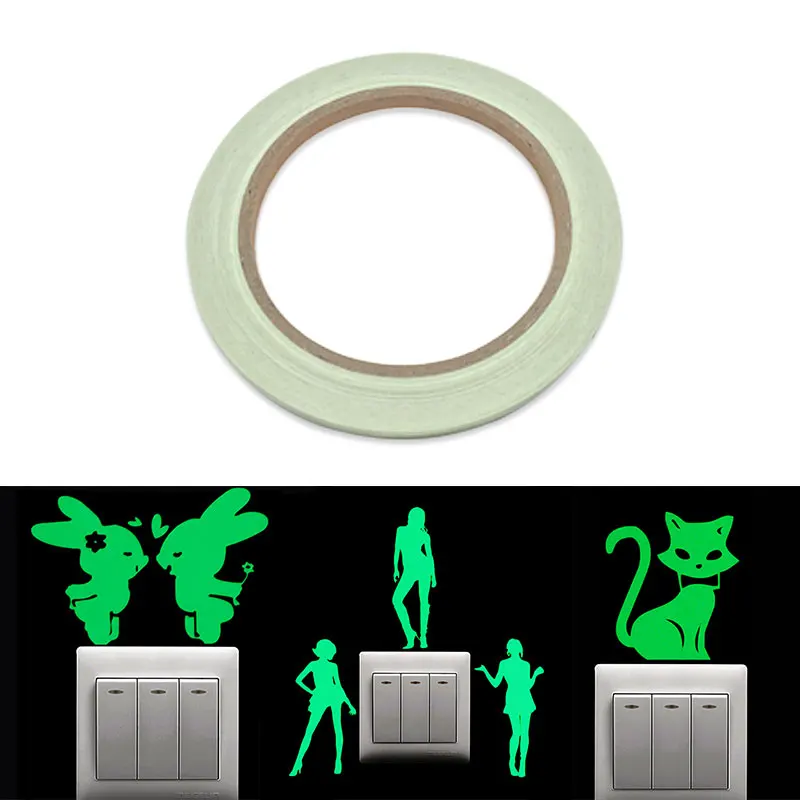10M Luminous adhesive tape Luminous Tape Glow In The Dark Adhesive Tape Home Decoration PET Noctilucent PET 10mx5mm White
10M Luminous adhesive tape Luminous Tape Glow In The Dark Adhesive Tape Home Decoration PET Noctilucent PET 10mx5mm White
