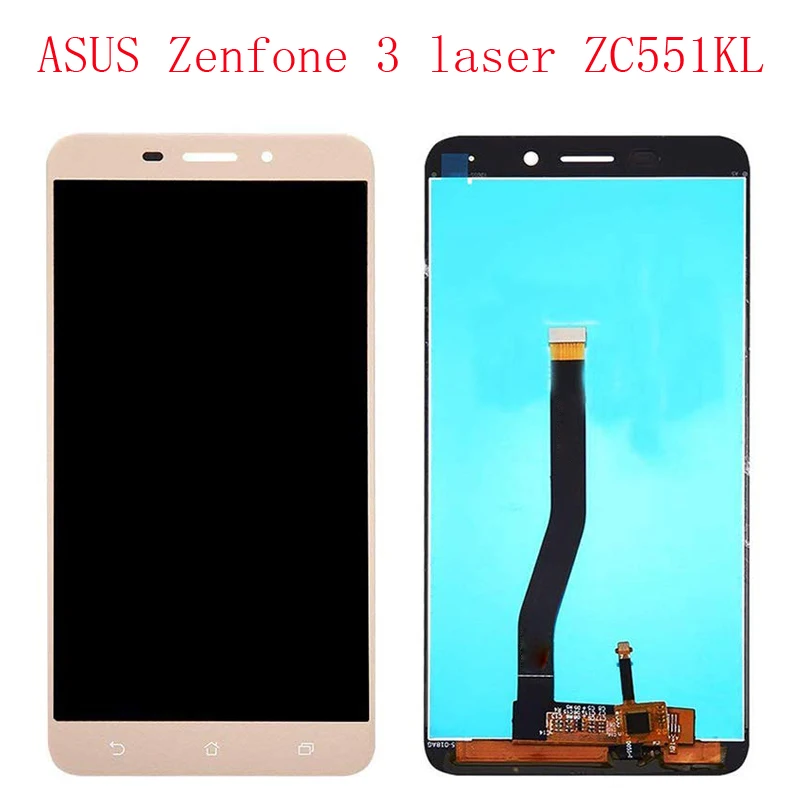 For Asus ZenFone 3 Laser ZC551KL LCD Screen + Touch Screen Digitizer Assembly(Black White Gold)
For Asus ZenFone 3 Laser ZC551KL LCD Screen + Touch Screen Digitizer Assembly(Black White Gold)