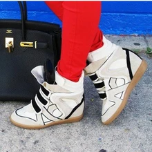 Suede Leather Women Casual Shoes Ruwnay Highet Increasing Round Toe Hook & Loop Ankle Boots Gladiator Party Dress Shoes Woman 40
Suede Leather Women Casual Shoes Ruwnay Highet Increasing Round Toe Hook & Loop Ankle Boots Gladiator Party Dress Shoes Woman 40