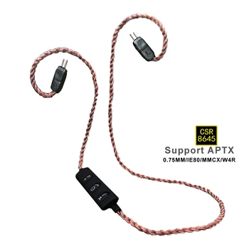 PIZEN TJBT65 aptx Wireless Bluetooth cooper cable For IE80 SE215 SE535 SE846/ zs5 zs6 ZST ZS10 ES4/ QKZ/TRN earphone cable
PIZEN TJBT65 aptx Wireless Bluetooth cooper cable For IE80 SE215 SE535 SE846/ zs5 zs6 ZST ZS10 ES4/ QKZ/TRN earphone cable