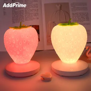 Creative Strawberry Shape LED Night Light For Children New USB Charging Dimmable Bedroom Bedside Lamp LED Decorative Table Lamp
Creative Strawberry Shape LED Night Light For Children New USB Charging Dimmable Bedroom Bedside Lamp LED Decorative Table Lamp