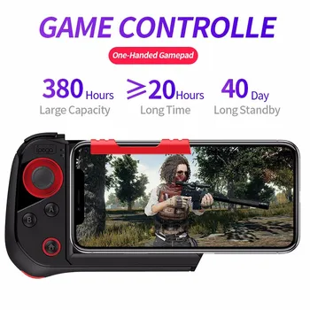 HESTIA PUBG Game Controller Wireless Bluetooth Trigger Gamepad One Hand Joystick VR Game Controller For Smart Phone Android IOS
HESTIA PUBG Game Controller Wireless Bluetooth Trigger Gamepad One Hand Joystick VR Game Controller For Smart Phone Android IOS