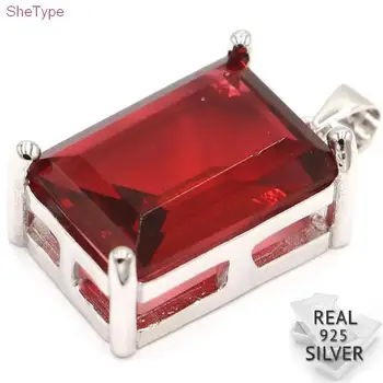 SheType 7.0g 18x13mm Rectangle Pink Raspberry Rhodolite Garnet CZ Gift For Ladies 925 Solid Sterling Silver Pendant 26x14mm
SheType 7.0g 18x13mm Rectangle Pink Raspberry Rhodolite Garnet CZ Gift For Ladies 925 Solid Sterling Silver Pendant 26x14mm