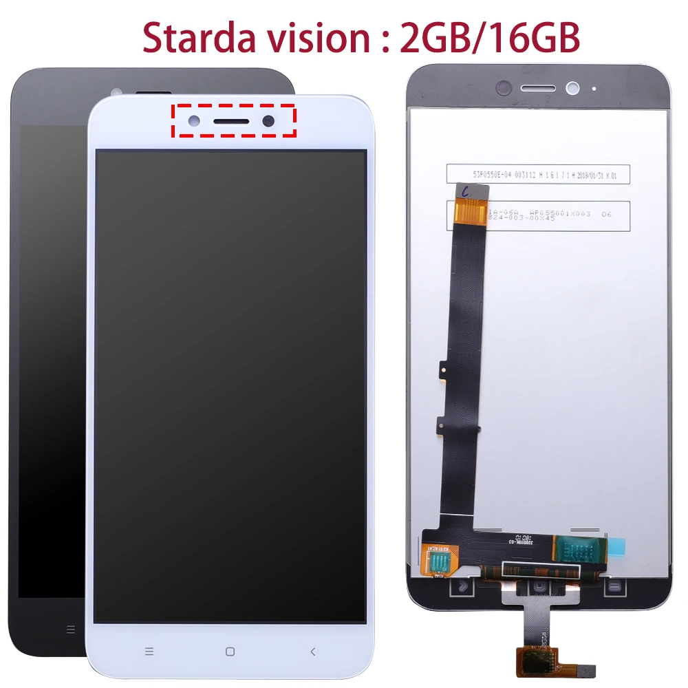 For Xiaomi Redmi Note 5A LCD Display Touch Screen Digitizer Assembly + frame Replacement For xiaomi NotE 5a prime/pro
For Xiaomi Redmi Note 5A LCD Display Touch Screen Digitizer Assembly + frame Replacement For xiaomi NotE 5a prime/pro