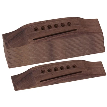 Yibuy 6 String Rosewood Saddle Thru Guitar Bridge for Folk Acoustic Guitar Set of 20
Yibuy 6 String Rosewood Saddle Thru Guitar Bridge for Folk Acoustic Guitar Set of 20