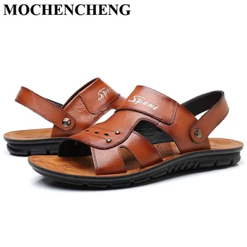 Large Size Men Sandals Summer Shoes Genuine Leather Slippers Solid Retro Flat Casual Footwear Male Anti-skid Beach Shoes Outdoor
Large Size Men Sandals Summer Shoes Genuine Leather Slippers Solid Retro Flat Casual Footwear Male Anti-skid Beach Shoes Outdoor