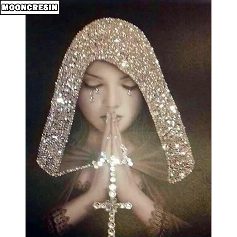 New Diy 3D Diamond Embroidery Religious Virgin Mary Diamond Painting Full Square Paint With Diamonds Home Decoration Accessories
New Diy 3D Diamond Embroidery Religious Virgin Mary Diamond Painting Full Square Paint With Diamonds Home Decoration Accessories