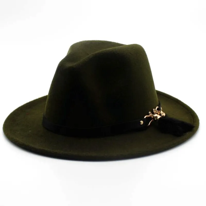 Seioum Solid Color Wool Unisex Women's wide-brim Fedora Hat For Laday Men Woolen Panama Cap With Feathe Headband Jazz Church Hat
Seioum Solid Color Wool Unisex Women's wide-brim Fedora Hat For Laday Men Woolen Panama Cap With Feathe Headband Jazz Church Hat