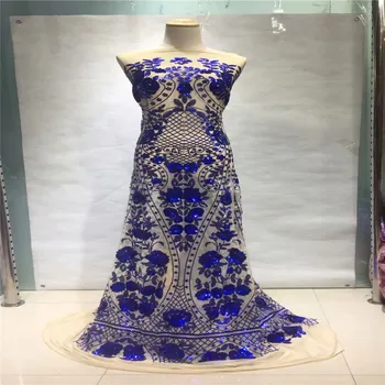 Upscale French Net Royal blue Sequins Lace Fabrics,High Quality African Tulle Lace Fabrics Sequins Wedding Nigeria lace HJ904-1
Upscale French Net Royal blue Sequins Lace Fabrics,High Quality African Tulle Lace Fabrics Sequins Wedding Nigeria lace HJ904-1