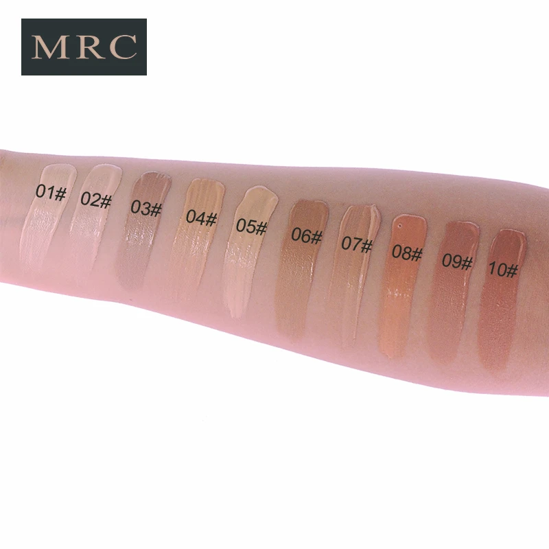 MRC Face Makeup Base Long Lasting Liquid Foundation with Concealer Whitening Moisturizer Oil-Control Waterproof Functions (7)