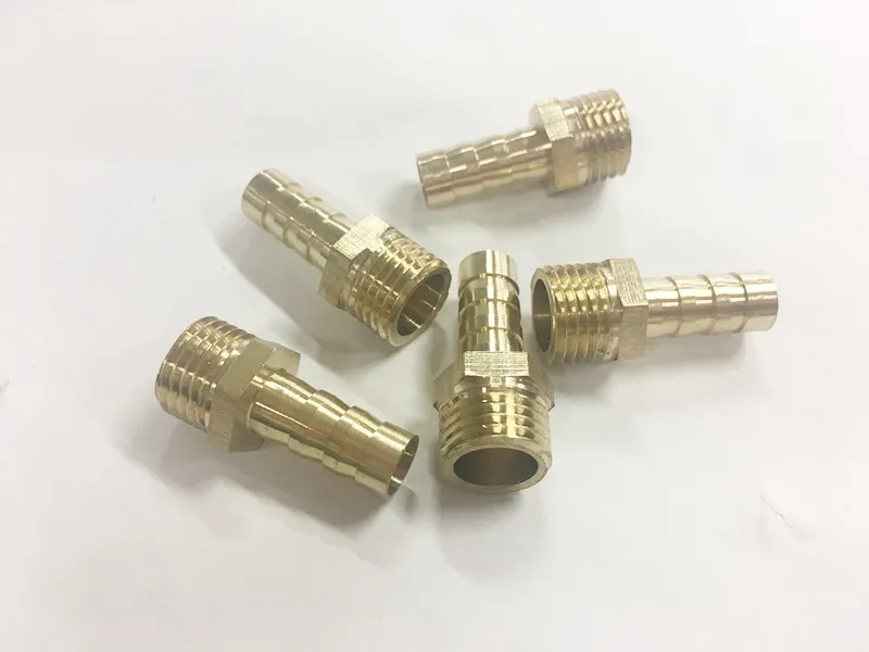 LOT 10 Hose Barb I/D 8mm x 1/4" BSP Male Thread Brass coupler Splicer Connector fitting for Fuel Gas Water
LOT 10 Hose Barb I/D 8mm x 1/4" BSP Male Thread Brass coupler Splicer Connector fitting for Fuel Gas Water