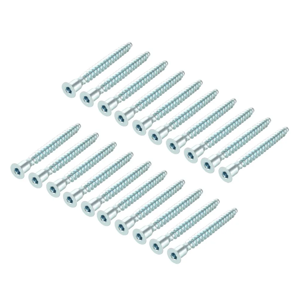 UXCELL 20Pcs Furniture Confirmat Screws 7x69mm Hex Socket Cap Zinc Plated Screw For Cabinets Or Other Types Of Box Construction
UXCELL 20Pcs Furniture Confirmat Screws 7x69mm Hex Socket Cap Zinc Plated Screw For Cabinets Or Other Types Of Box Construction