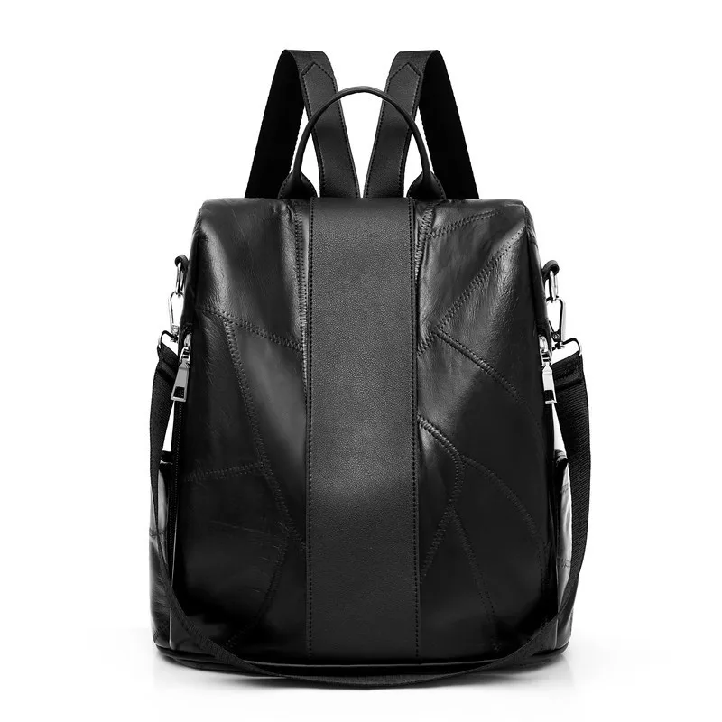 Woman Genuine Leather Sheepskin Both Shoulders Package Soft Leather Dual Purpose Will Capacity Backpack Travelling Bag Will
Woman Genuine Leather Sheepskin Both Shoulders Package Soft Leather Dual Purpose Will Capacity Backpack Travelling Bag Will