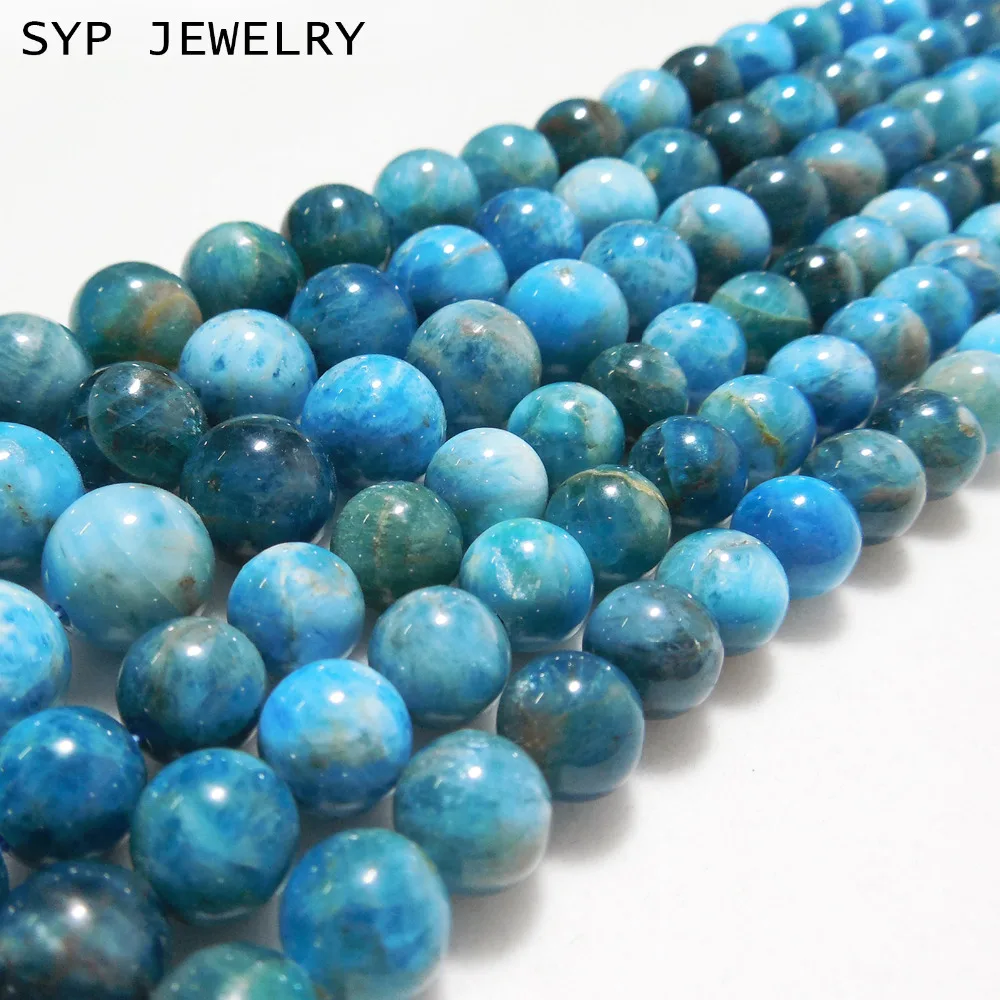 Natural blue apatite smooth round stone beads for jewelry making design diy necklace bracelet fashion gems semi precious
Natural blue apatite smooth round stone beads for jewelry making design diy necklace bracelet fashion gems semi precious