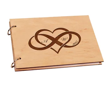 Infinity Heart Love Wedding Guest Book,Personalized Wood Wedding Photo Album Custom Initials & Date Wedding Guestbook
Infinity Heart Love Wedding Guest Book,Personalized Wood Wedding Photo Album Custom Initials & Date Wedding Guestbook