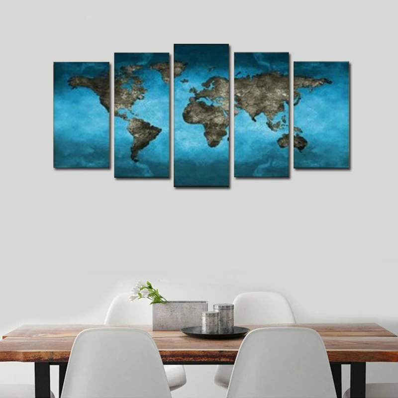 Modern Abstract Worldmap Pictures Printed 5 Panels Canvas Painting Home Decoration Canvas Wall Art Custom Poster Prints
Modern Abstract Worldmap Pictures Printed 5 Panels Canvas Painting Home Decoration Canvas Wall Art Custom Poster Prints