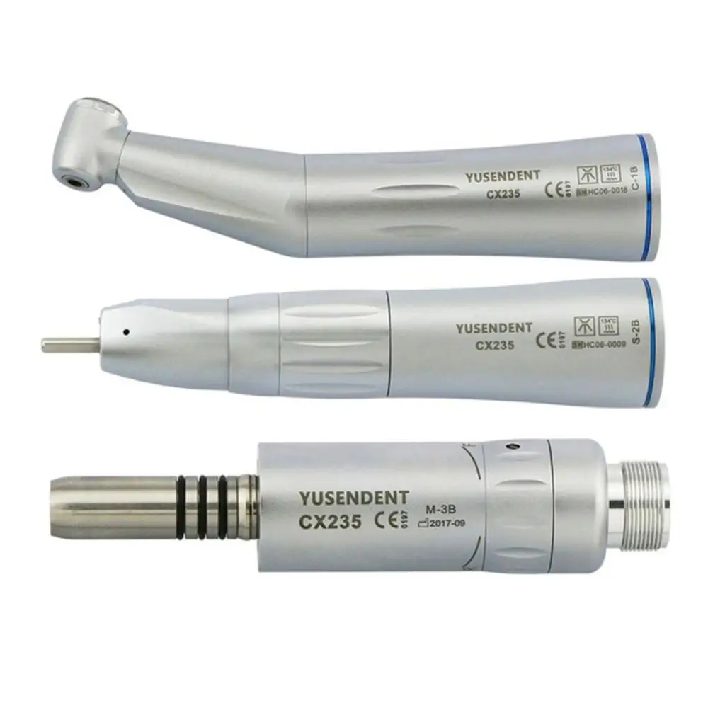 Dental Low Speed Handpiece Kit Air Turbine Handpiece Straight Contra Angle Air Motor 2Holes Inner Water CX235 B B2 Set
Dental Low Speed Handpiece Kit Air Turbine Handpiece Straight Contra Angle Air Motor 2Holes Inner Water CX235 B B2 Set