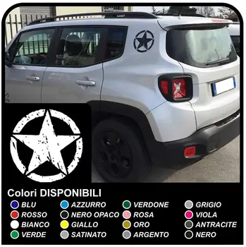 Stickers Ruined Stars Offroad scratched effect Decals MILITARY STAR US ARMY worn effect for rear pillar for renegade
Stickers Ruined Stars Offroad scratched effect Decals MILITARY STAR US ARMY worn effect for rear pillar for renegade