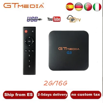 FREESAT Amlogic G3 Smart Android TV BOX 4K Ultra HD 2G 16G Android 7.1 Movie WIFI Google Cast Netflix Media IPTV Set Top Box
FREESAT Amlogic G3 Smart Android TV BOX 4K Ultra HD 2G 16G Android 7.1 Movie WIFI Google Cast Netflix Media IPTV Set Top Box