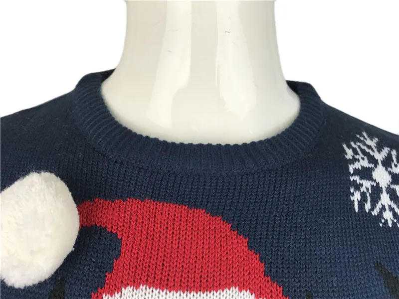 Funny Ugly Christmas Sweaters for Men and Women Santa Claus Riding Rudolph the Red Nose Reindeer Pattern Xmas Pullover 4