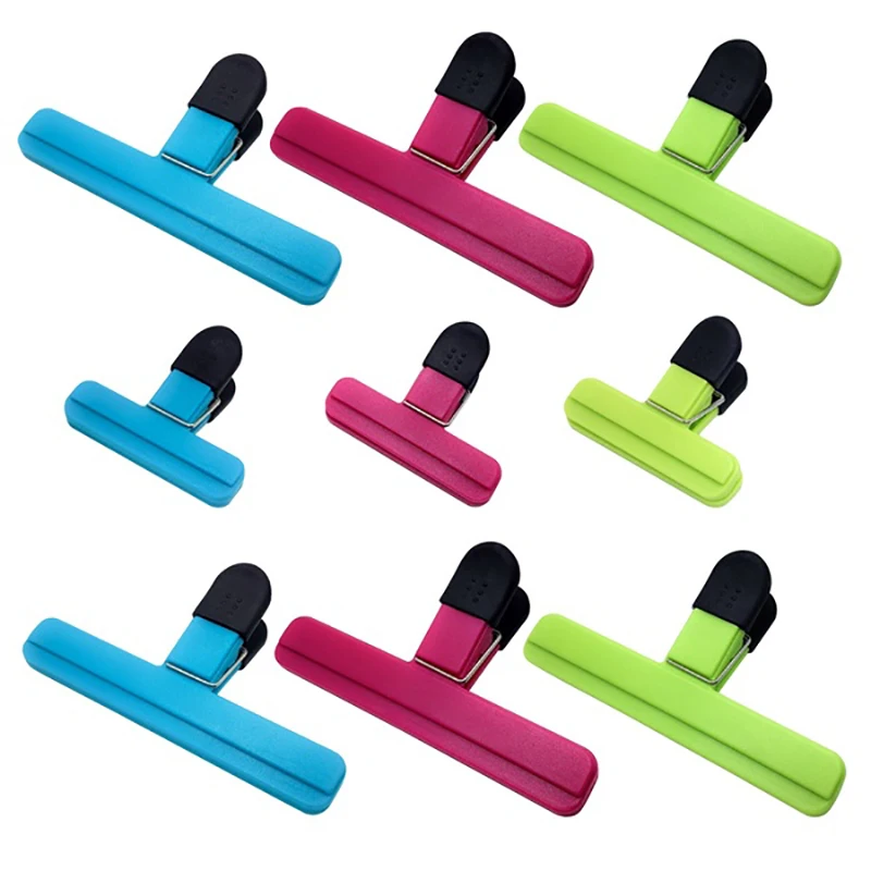 Large Chip Clip Set Food Bag Sealing Clips with Good Grips Assorted Bright for Coffee Potato and Food Bags
Large Chip Clip Set Food Bag Sealing Clips with Good Grips Assorted Bright for Coffee Potato and Food Bags