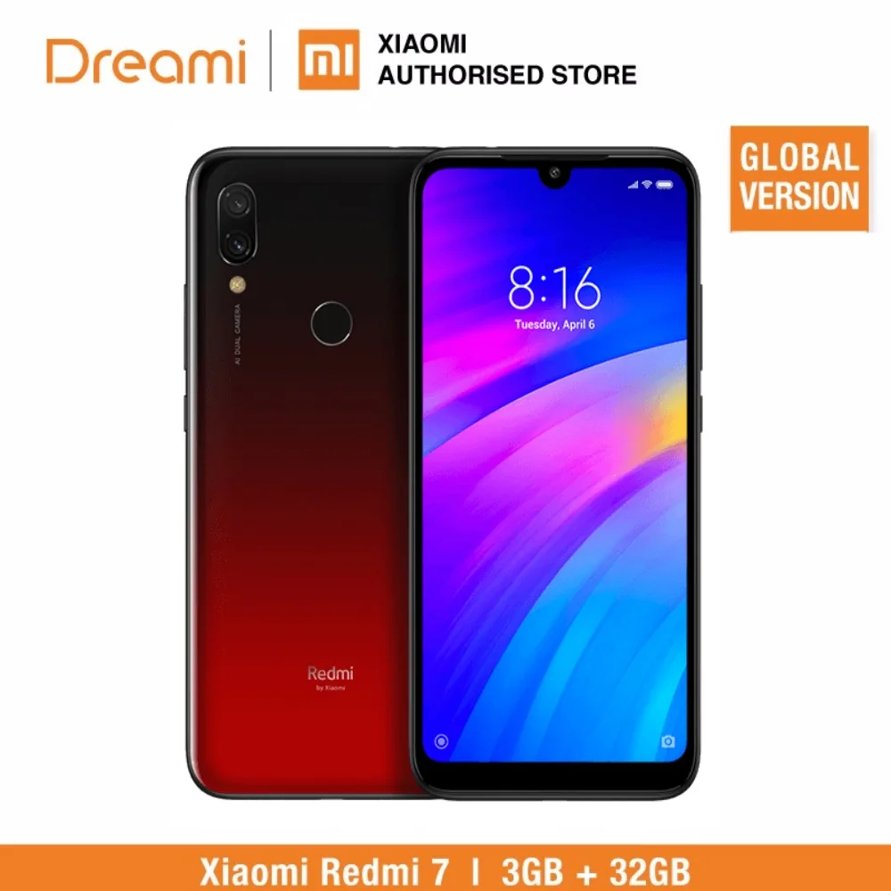Global Version Xiaomi Redmi 7 32GB ROM 3GB RAM (Brand New and Sealed Box) redmi7
Global Version Xiaomi Redmi 7 32GB ROM 3GB RAM (Brand New and Sealed Box) redmi7