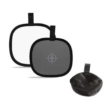 Foldable Photo 18% Gray + Pure White Balance Card Double Face Focus Board + Carrying Bag
Foldable Photo 18% Gray + Pure White Balance Card Double Face Focus Board + Carrying Bag